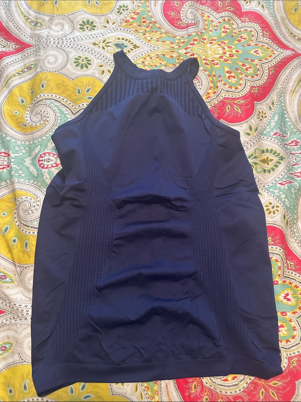 Athleta Navy Blue Racerback Tank Top